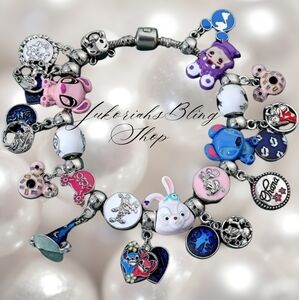 Stitch And Friends Charm Bracelet